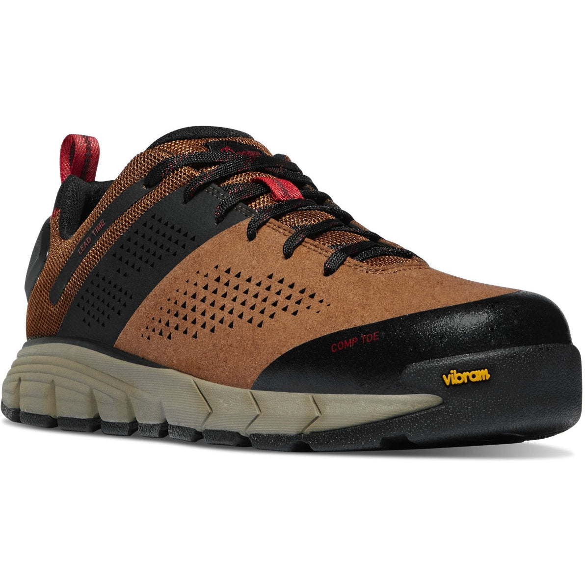 Danner Men's Lead Time 3" Composite Toe Lace Up Work Boot -Brown- 12400 - Overlook Boots
