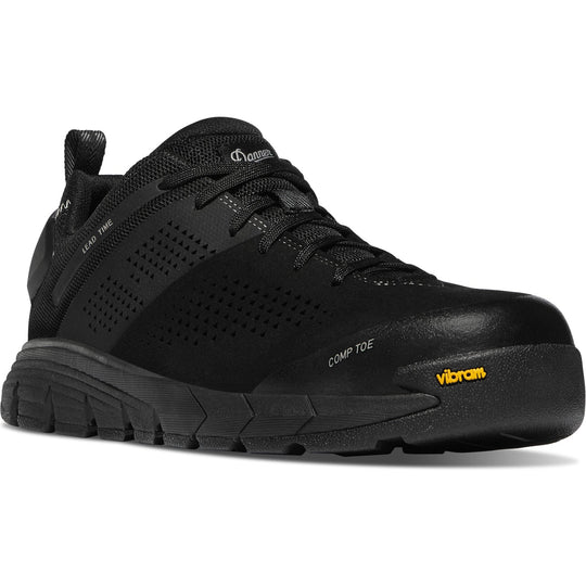 Danner Men's Lead Time 3" Composite Toe Lace Up Work Boot -Black- 12401 - Overlook Boots