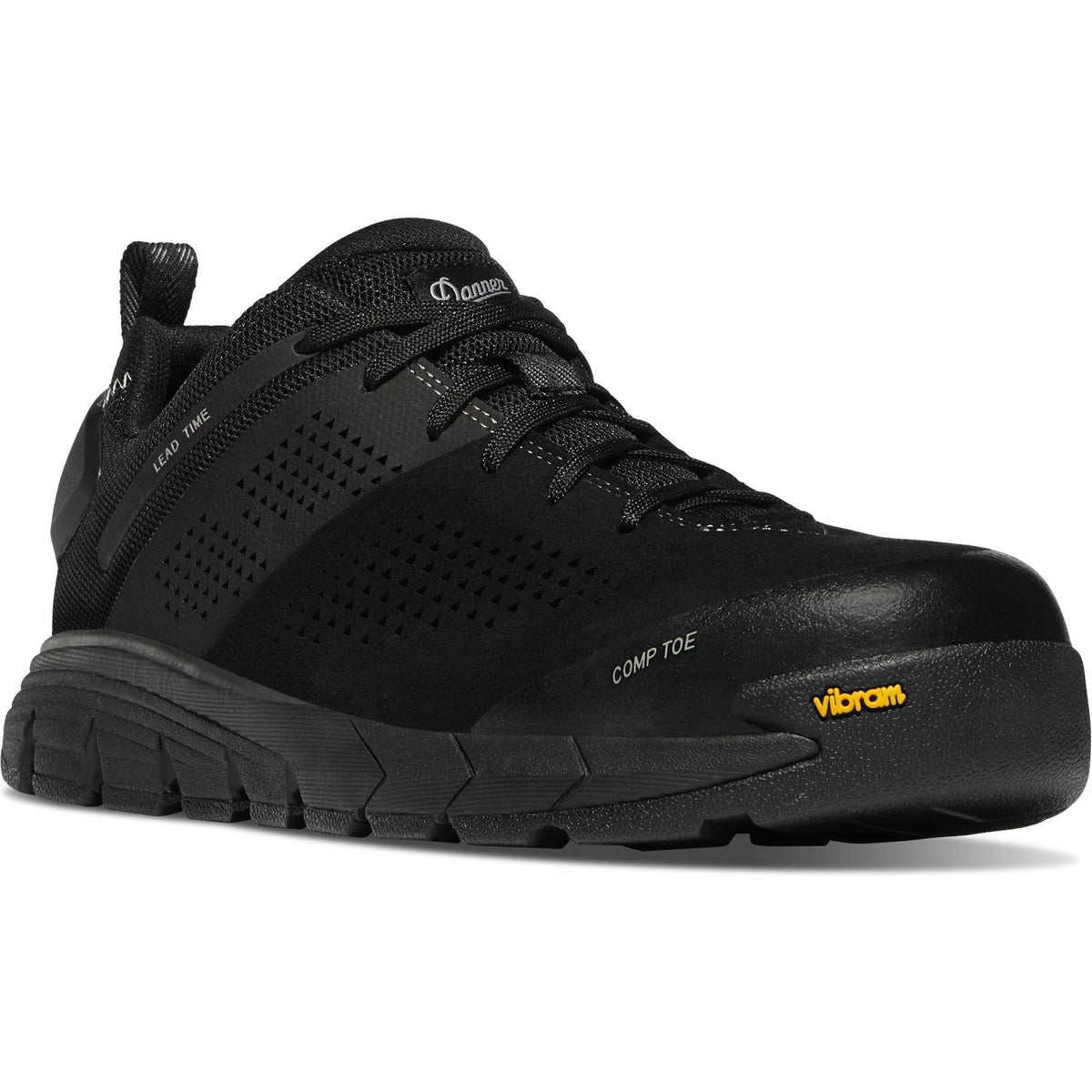 Danner Men's Lead Time 3" Composite Toe Lace Up Work Boot -Black- 12401 - Overlook Boots