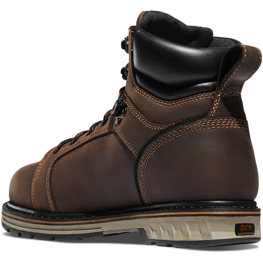 Danner Men's Steel Yard 6" Steel Toe Waterproof Work Boot - Brown - 12531 - Overlook Boots