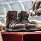 Danner Men's Steel Yard 6" Steel Toe Waterproof Work Boot - Brown - 12531 - Overlook Boots