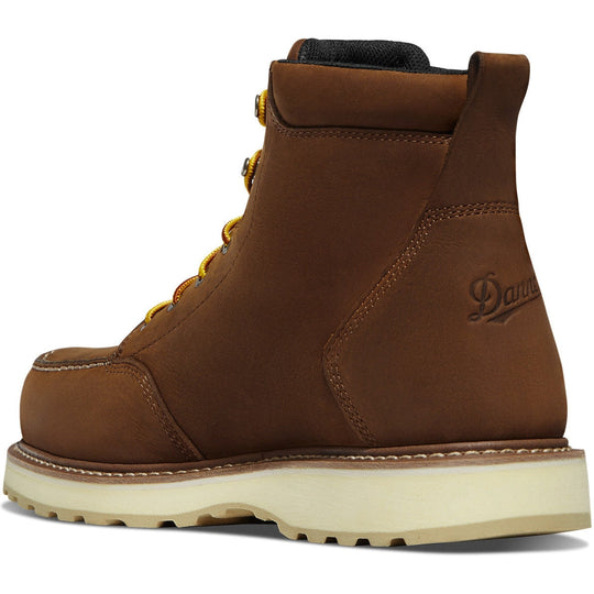 Danner Men's Cedar River 6" Waterproof Soft Moc Toe Work Boot - Brown - 14300 - Overlook Boots