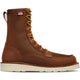 Danner Men's Bull Run 8" Moc Toe USA Made Wedge Work Boot - Tobacco - 15541 - Overlook Boots
