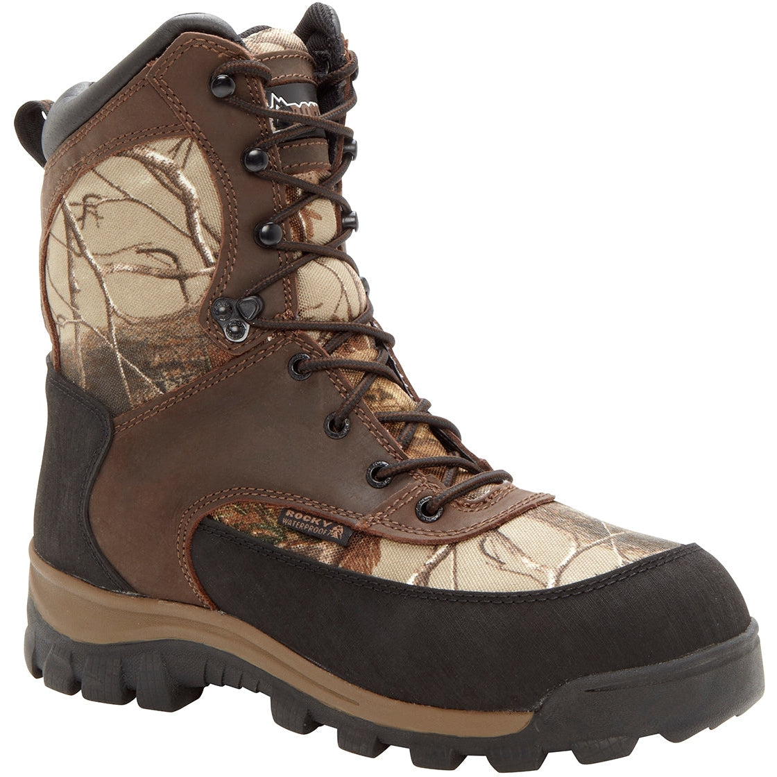 Rocky Men's Core 8" Waterproof 400G Ins Outdoor Hunt Boot - Realtree - FQ0004754 8 / Medium / Brown Realtree Camo - Overlook Boots