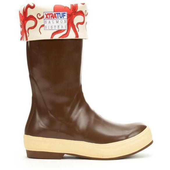 Xtratuf Women's 15" Salman Sisters Legacy Waterproof Rubber Fisher Boot- Copper- 22490 6 / Copper / Medium - Overlook Boots