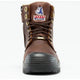 Steel Blue Men's Argyle Met Bump 6" Water Resistant MG Steel Toe Side Zipper Work Boot - Oak - 862902 - Overlook Boots