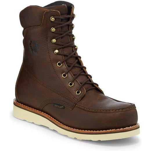 Chippewa Men's Edge Walker 8" Composite Toe Waterproof Lace-Up Work Boot - 25347 7 / Medium / Brown - Overlook Boots