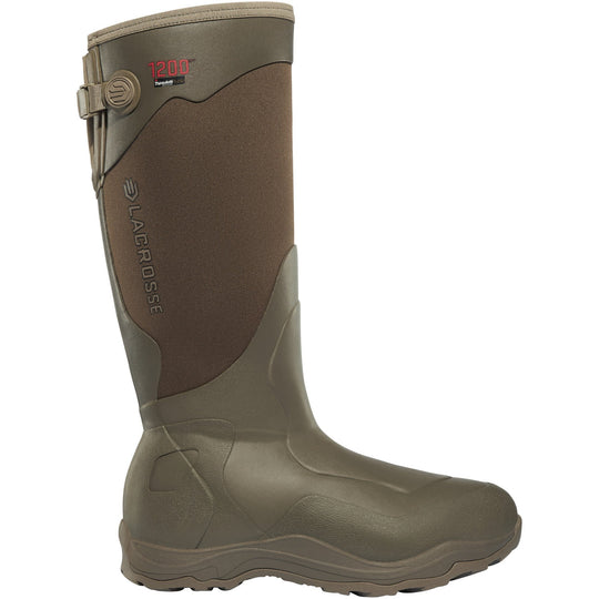 LaCrosse Men's Alpha Agility 17" Soft Toe Waterproof 1200G Insulated Rubber Hunt Boot - Brown - 302447 6 / Realtree Edge - Overlook Boots