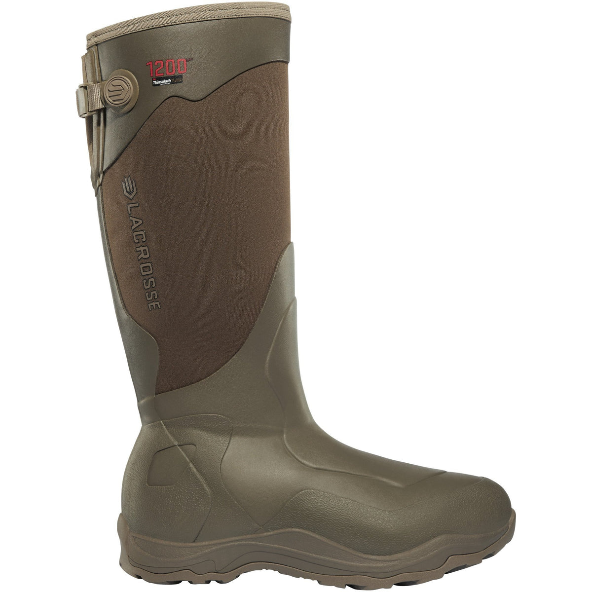 LaCrosse Men's Alpha Agility 17" Soft Toe Waterproof 1200G Insulated Rubber Hunt Boot - Brown - 302447 6 / Realtree Edge - Overlook Boots