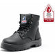 Steel Blue Men's Argyle 6" Water Resistant Steel Toe Side Zipper Work Boot - Black - 312951 - Overlook Boots
