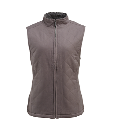 Wolverine Belmont Chaleco Acolchado para Mujer, Forro Sherpa - Pewter - W1203990-035