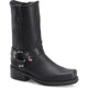 Double H Men's Barry 10" Square Toe USA Made Harness Boot- Black- 4008 5 / Medium / Black - Overlook Boots