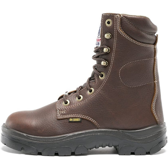 Steel Blue Men's Portland 8" Waterproof Soft Toe Lace Up Work Boot - Oak - 810955 - Overlook Boots