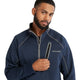 Timberland Pro Reaxion Chamarra Polar para Hombre, Cierre de 1/4, Corte Atlético - Azul Marino - TB0A55RV440 - Imagen 3