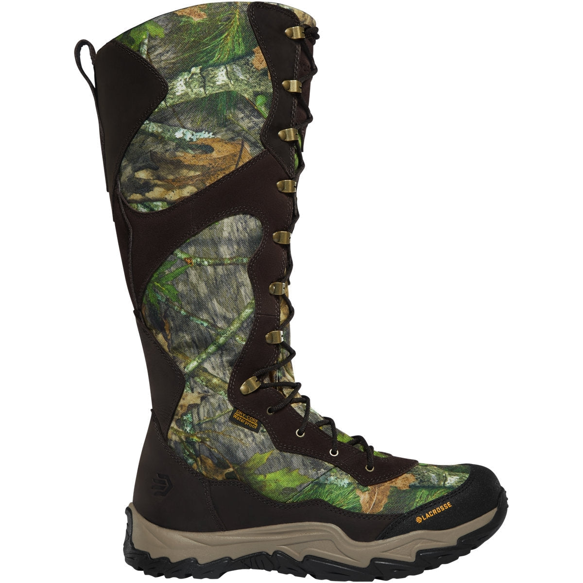 LaCrosse Men's Venom II 18" Waterproof Side Zipper Snake Hunt Boot - NWTF Mossy Oak Obsession - 501000 5 / Medium / Mossy Oak - Overlook Boots