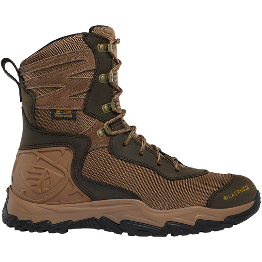 LaCrosse Men's Windrose 8" Soft Toe Waterproof Hunt Boot - Brown - 513360 7 / Medium / Brown - Overlook Boots