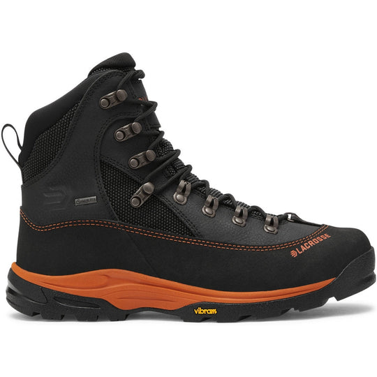 LaCrosse Men's Ursa MS 7" Waterproof Lace Up Hunt Boot - Gunmetal/Orange - 533610 7 / Medium / Grey - Overlook Boots