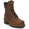 Chippewa Men's Hador 8" Steel Toe Logger Work Boot - 55026 6 / Medium / Brown - Overlook Boots
