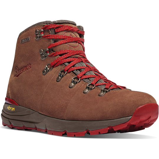 Danner Women's Mountain 600 4.5" Waterproof Hiking Boot - Brown/Red - 62245 6 / Medium / Brown - Overlook Boots