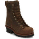 Chippewa Men's Paladin 8" Steel Toe Waterproof Logger Work Boot- Brown- 73101 6 / Medium / Brown - Overlook Boots