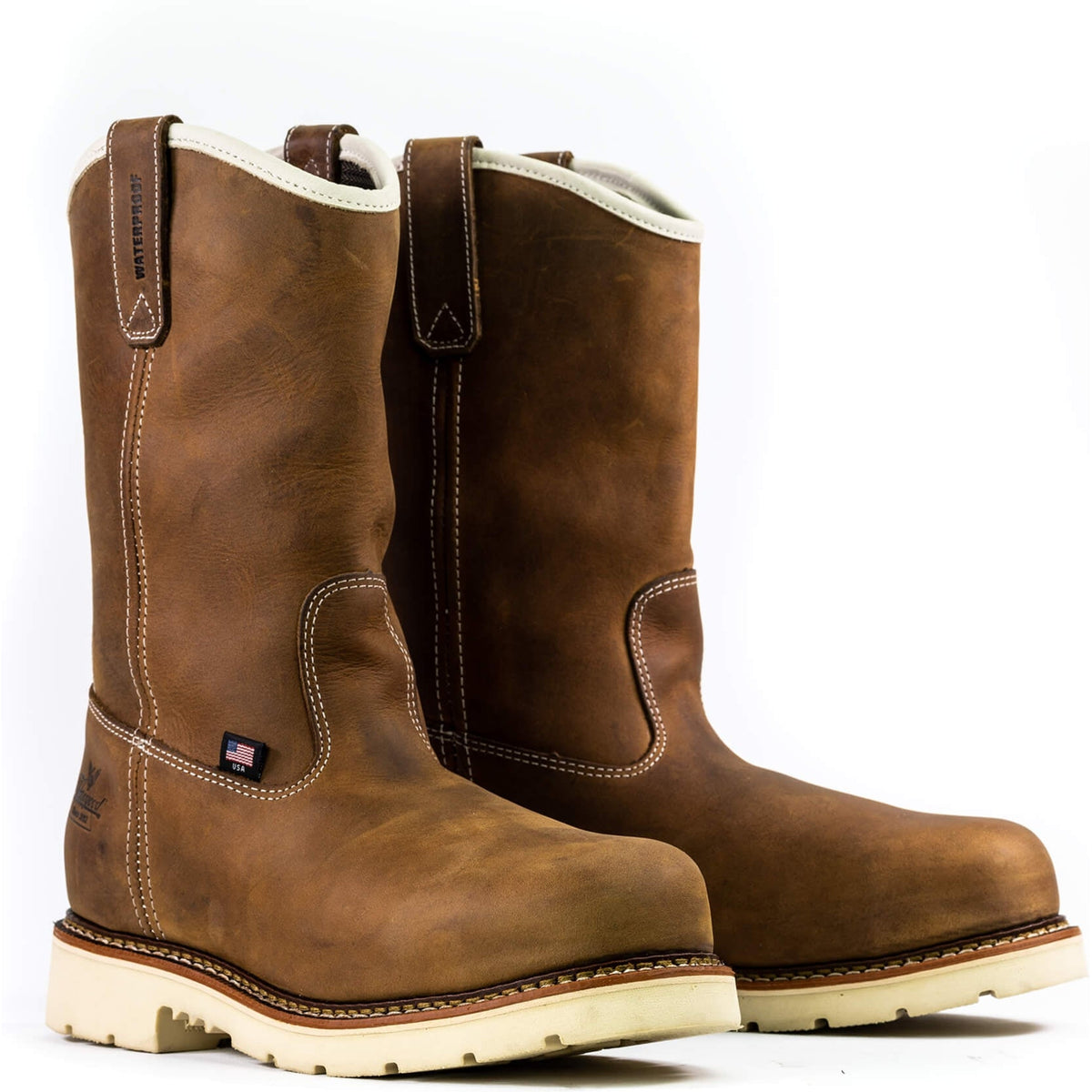 Thorogood Men's American Heritage 11" Steel Toe Waterproof Work Boot - 804-3320 15 / Medium / Brown - Overlook Boots