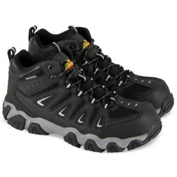 Thorogood Men's Crosstrex Hiker Waterproof Composite Work Boot - Black - 804-6292 4 / Medium / Black - Overlook Boots