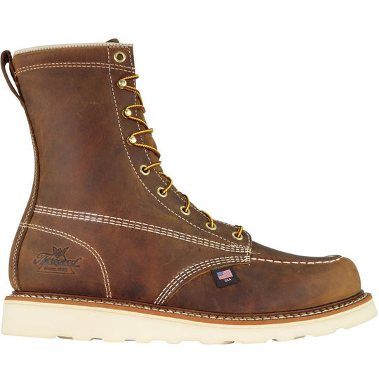 Thorogood Men's American Heritage 8" Soft Toe USA Made Work Boot 814-4178  - Overlook Boots