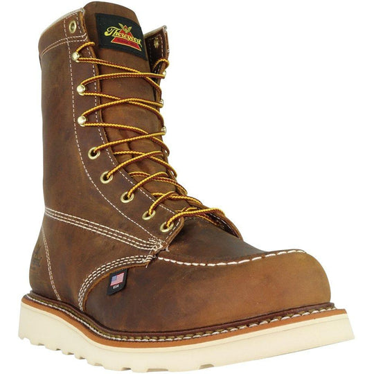 Thorogood Men's American Heritage 8" Soft Toe USA Made Work Boot 814-4178  - Overlook Boots