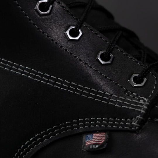 Thorogood Men's American Heritage Midnight 6" Soft Toe USA Made Wedge Work Boot - 814-6206  - Overlook Boots