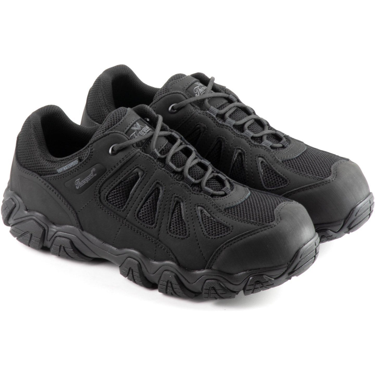 Thorogood Men's Crosstrex Series Oxford Safety Toe Waterproof Work Shoe 804-6493 4 / Medium / Black - Overlook Boots