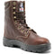 Steel Blue Men's Portland 8" Waterproof Soft Toe Lace Up Work Boot - Oak - 810955 7 / Medium / Brown - Overlook Boots