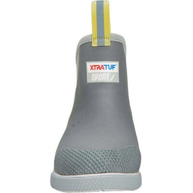 Xtratuf Ankle Deck Sport Bota de Cubierta para Mujer, 6 Pulgadas, Impermeable, Antideslizante - Gris - ADSW108 - Imagen 4