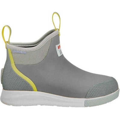 Xtratuf Ankle Deck Sport Bota de Cubierta para Mujer, 6 Pulgadas, Impermeable, Antideslizante - Gris - ADSW108 - Imagen 2