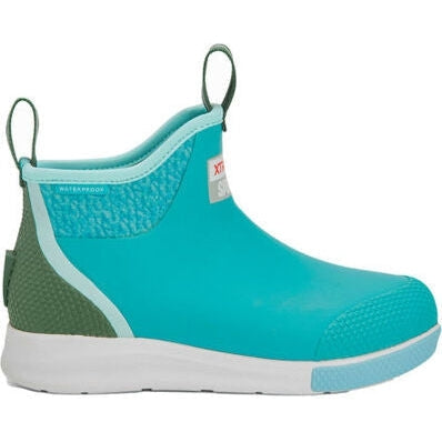 Xtratuf Women's Ankle 6" Waterproof Slip Resistant Deck Sport Boot -Green- ADSW-300 5 / Green - Overlook Boots