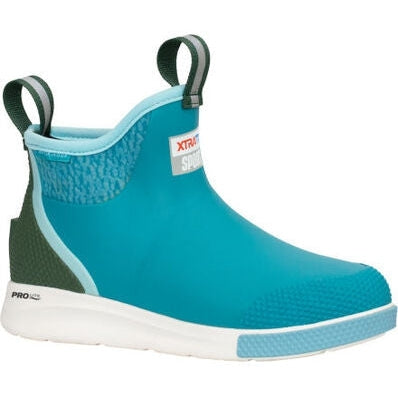 Xtratuf Women's Ankle 6" Waterproof Slip Resistant Deck Sport Boot -Green- ADSW-300 - Overlook Boots