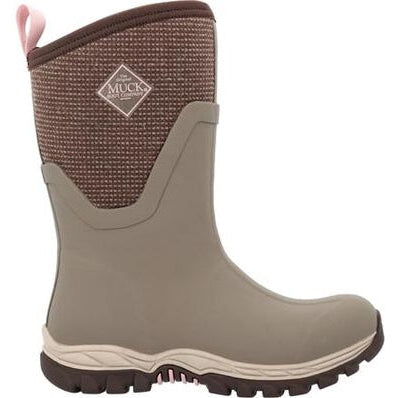 Muck Women's Arctic Sport II Waterproof Mid Outdoor Work Boots - Brown - AS2M901 5 / Medium / Brown - Overlook Boots