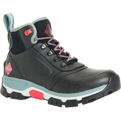 Muck Women's Apex Lace Up Waterproof Outdoor Boot - Black - AXWL-000 5 / Black - Overlook Boots