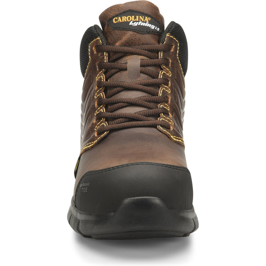 Carolina Men's Lytning 1.9 Composite Toe Waterproof MG Lightweight Work Shoe - Brown- CA1907 - Overlook Boots