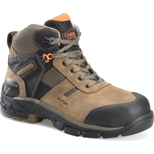 Carolina Men's Duke 5" Waterproof Composite Toe Hiker Work Shoe -Brown- CA5548 8 / Medium / Brown - Overlook Boots