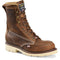 Carolina Men's Ferric 8" Soft Toe USA Made Moc Toe Work Boot - Brown - CA7016 8 / Medium / Brown - Overlook Boots