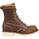 Carolina Men's Ferric 8" Soft Toe USA Made Moc Toe Work Boot - Brown - CA7016  - Overlook Boots