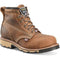 Carolina Men's Ferric USA Made 6" Soft Toe Work Boot - Dark Brown - CA7029 8 / Medium / Dark Brown - Overlook Boots