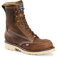 Carolina Men's Ferric USA Made 8" Steel Toe Moc Toe Work Boot - Brown - CA7516 8 / Medium / Brown - Overlook Boots