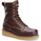 Carolina Men's Amp Hi 8" Broad Toe Wedge Work Boot - Dark Oak - CA8049 7 / Medium / Dark Oak - Overlook Boots