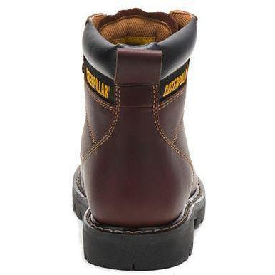 CAT Men's Second Shift 6" Slip Resistant Work Boot - Brown - P72365 - Overlook Boots