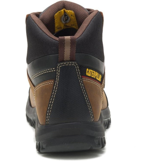 CAT Men's Threshold Waterproof Soft Toe Work Boot - Real Brown - P74128 - Overlook Boots
