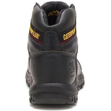 CAT Men's Outline Steel Toe EH Slip Resistant Work Boot - Black - P90800 - Overlook Boots