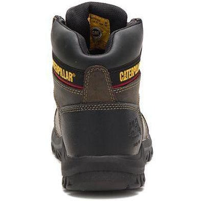 CAT Men's Outline Steel Toe EH Slip Resistant Work Boot - Dark Grey - P90802 - Overlook Boots