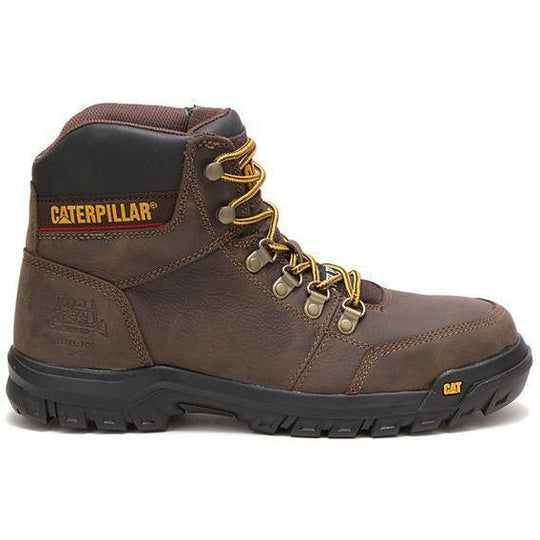 CAT Men's Outline Steel Toe Work Boot - Brown - P90803 - Overlook Boots