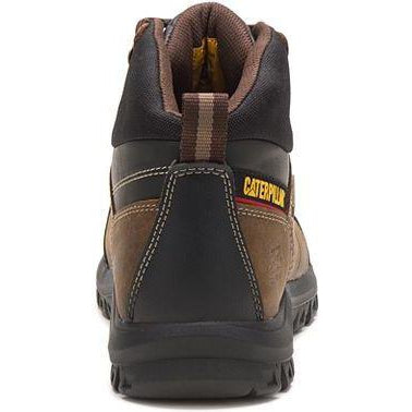 CAT Men's Threshold Steel Toe Waterproof Slip Resistant Work Boot - Real Brown - P90935 - Overlook Boots